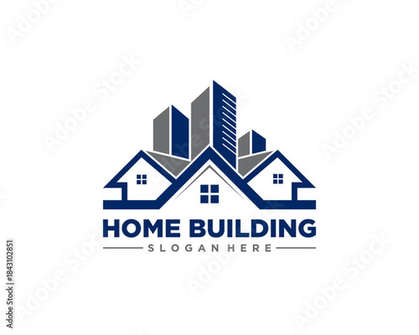 Obraz Home building logo