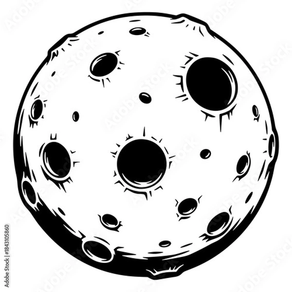 Fototapeta Cratera Lunar