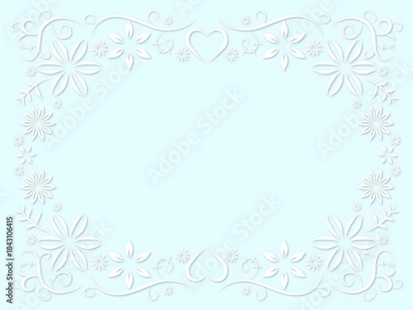 Obraz 花の背景　D-1