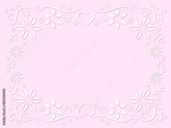 Fototapeta 花の背景　D-2