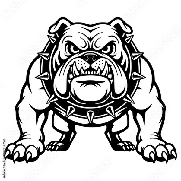 Fototapeta Mascote Bulldog