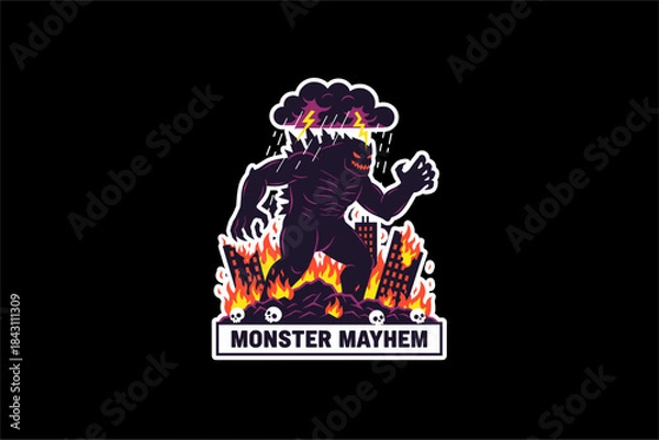 Obraz tshirt design charcter vector