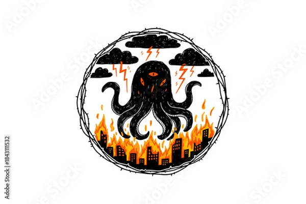 Obraz tshirt design charcter vector