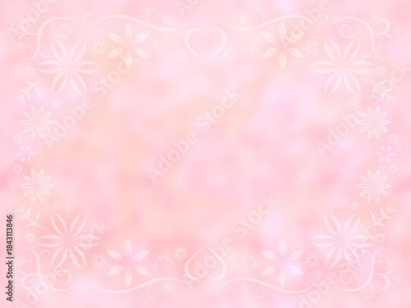 Obraz 花の背景　E-2