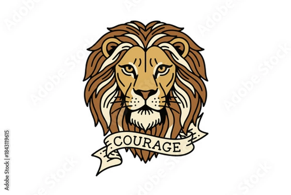 Obraz Aggressive Tattoo Illustration vecor design