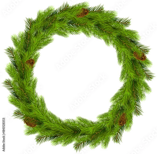 Obraz plain christmas wreath