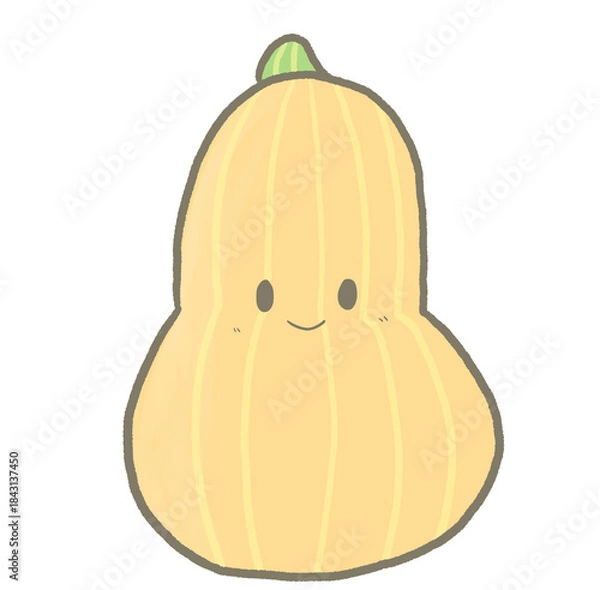 Fototapeta R:もっとメルヘンな野菜 バターナッツ・スクワッシュ②