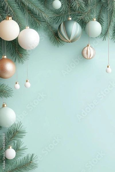 Obraz Christmas themed illustration