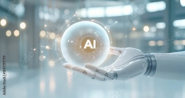 Obraz Artificial intelligence, science and technology