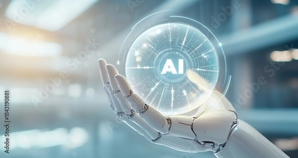 Obraz Artificial intelligence, science and technology