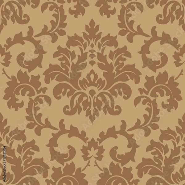 Obraz Seamless Damask wallpaper