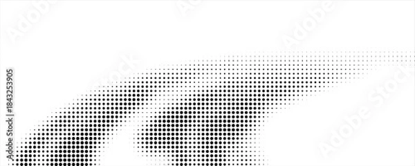 Obraz Halftone texture background with modern tire pattern.