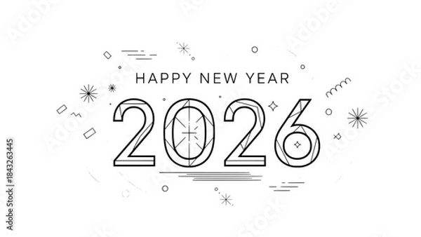 Obraz Happy new year 2026