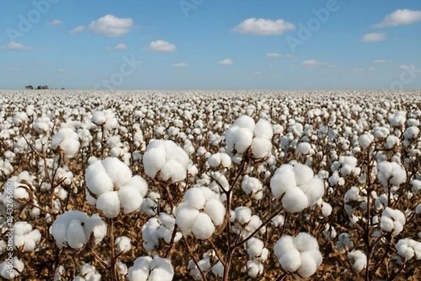 Fototapeta flock of sheep in the field