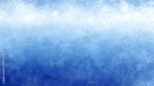 Obraz 淡い青の雲状グラデーション背景