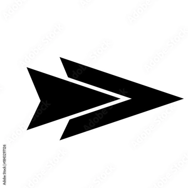 Obraz Arrow point icon