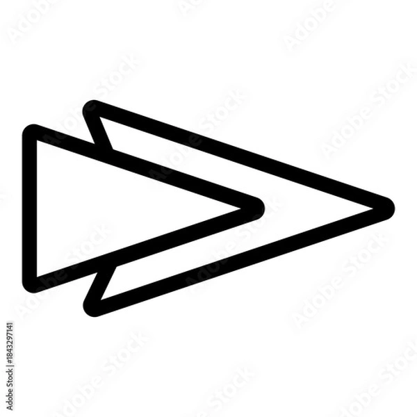 Obraz Arrow point icon