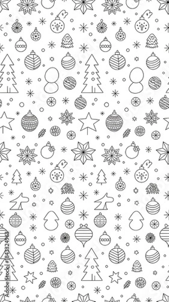 Fototapeta seamless pattern with fruits