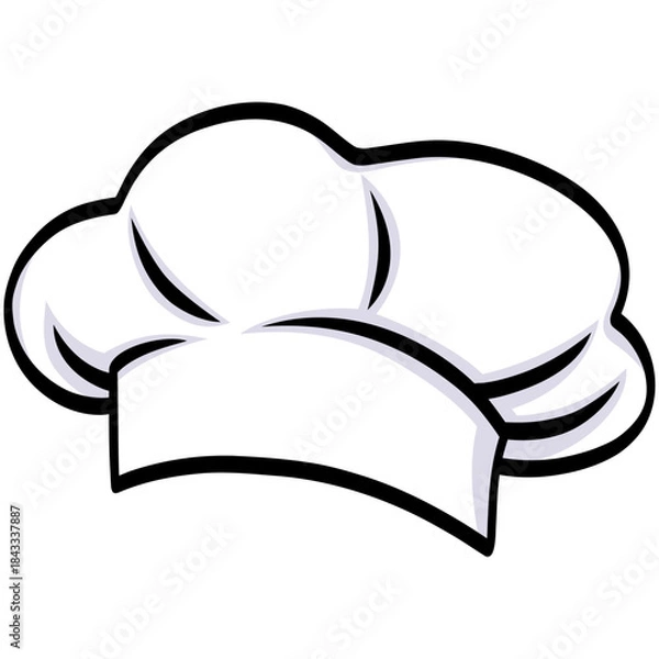 Obraz Chef Hat Illustration Vector Drawing Icon Design