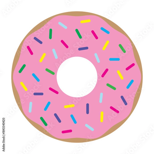 Obraz Vector multi color icons for Donut