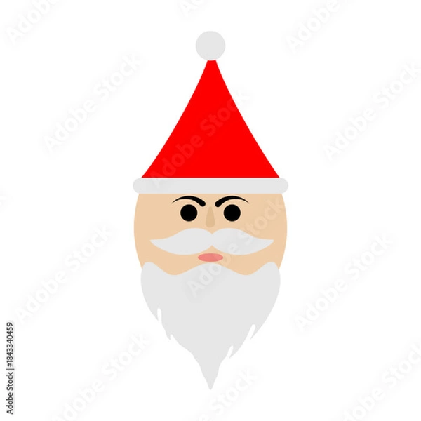 Obraz Vector multi color icons for Santa