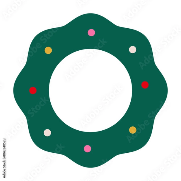 Obraz Vector multi color icons for Wreath