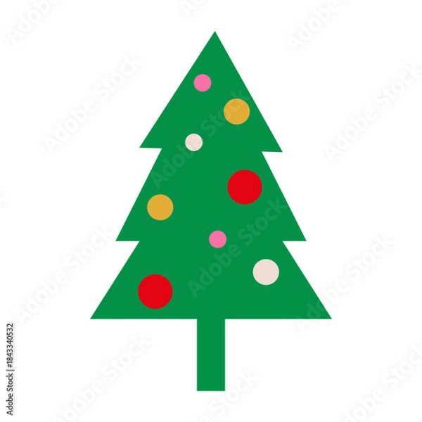 Obraz Vector multi color icons for X mas