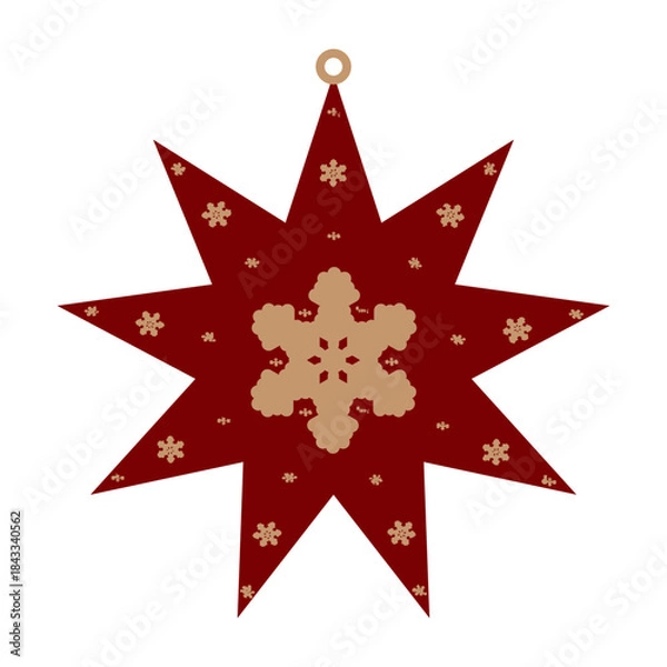 Obraz Vector multi color icons for Christmas decor