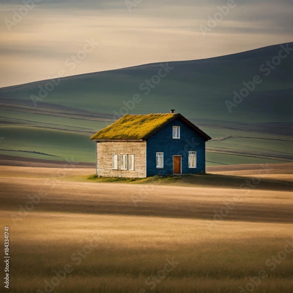 Obraz house on a hill