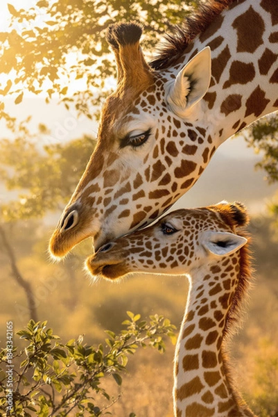 Obraz giraffe in the wild