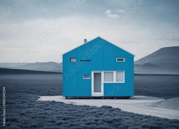 Obraz house on the land