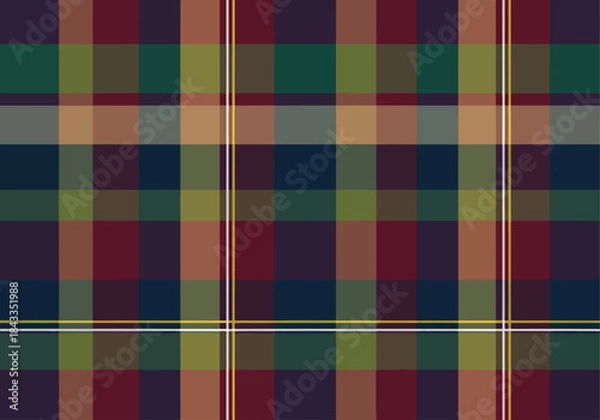 Obraz Tartan seamless pattern. Vector background