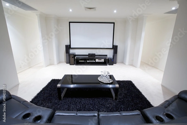 Fototapeta Home Theater Room
