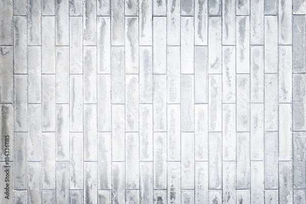 Obraz Abstract gray brick wall texture background.
