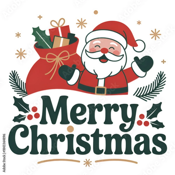 Obraz christmas greeting card