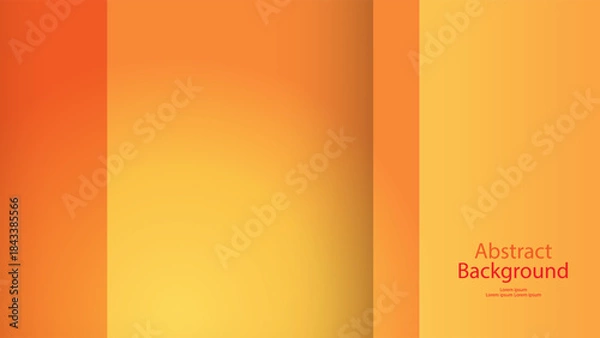Obraz warm and orange color background abstract art vector