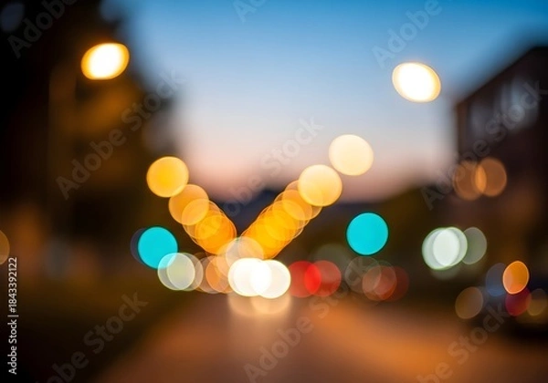 Fototapeta christmas tree lights