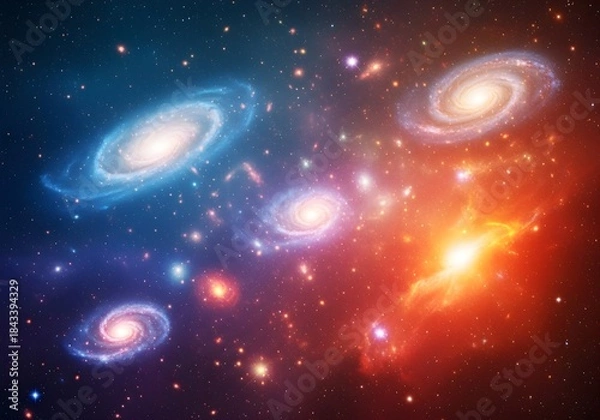 Fototapeta galaxy in space