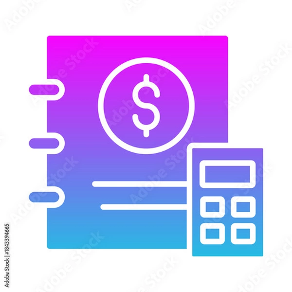 Obraz Accounting Book Icon
