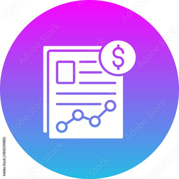 Obraz Financial Icon