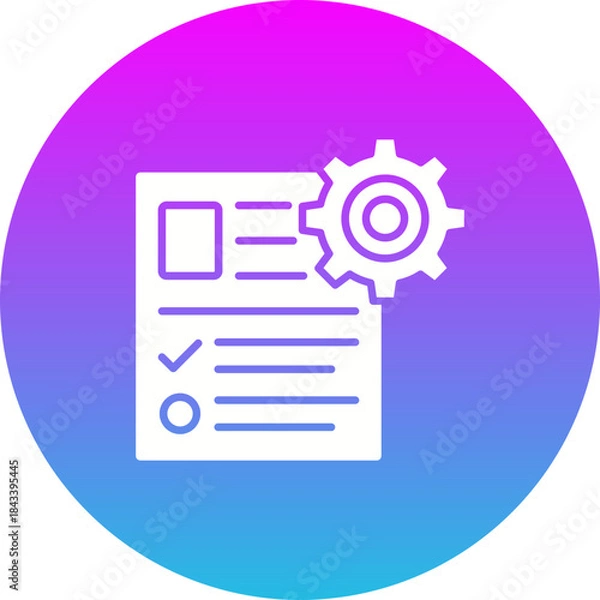 Obraz Strategic Plan Icon