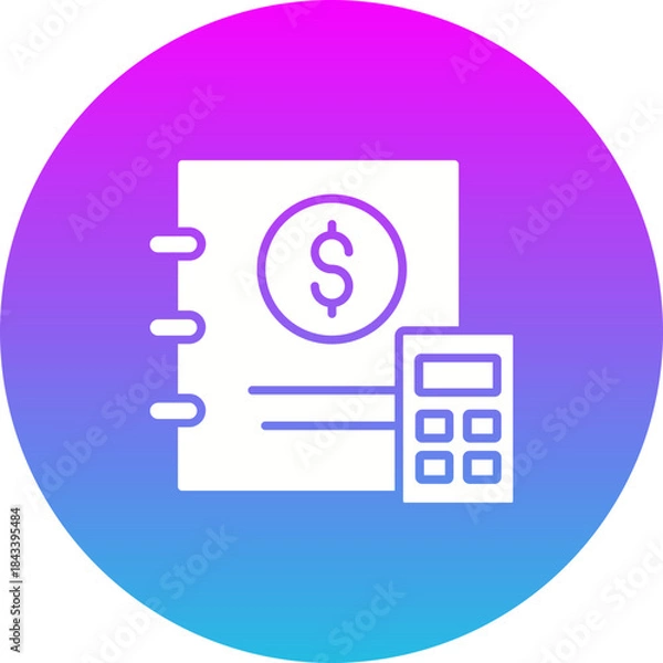 Obraz Accounting Book Icon