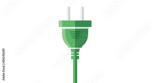 Obraz Green Power Plug
