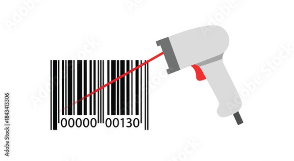 Fototapeta Barcode scan