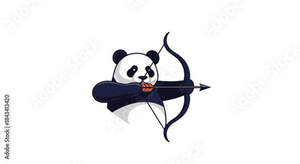 Obraz Panda Archer