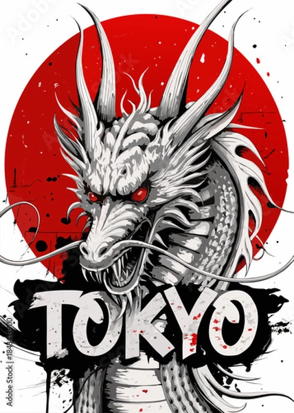 Obraz drago giapponese 02