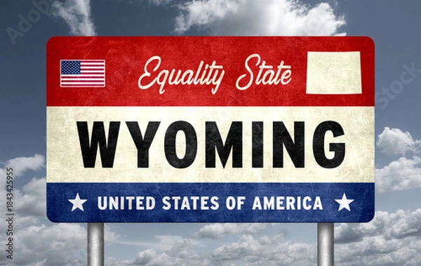 Fototapeta Wyoming - Equality State