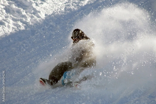 Obraz Wilde Schlittelfahrt