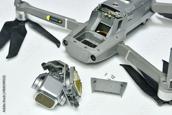 Obraz 修理中の小型ドローン