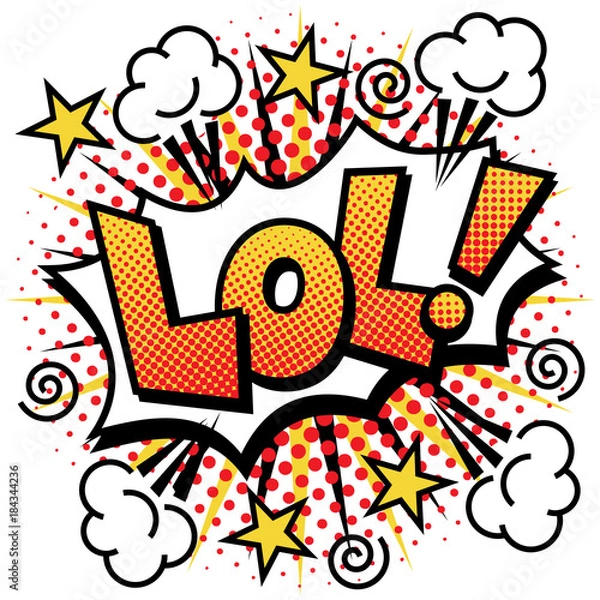 Obraz LOL! Text Design